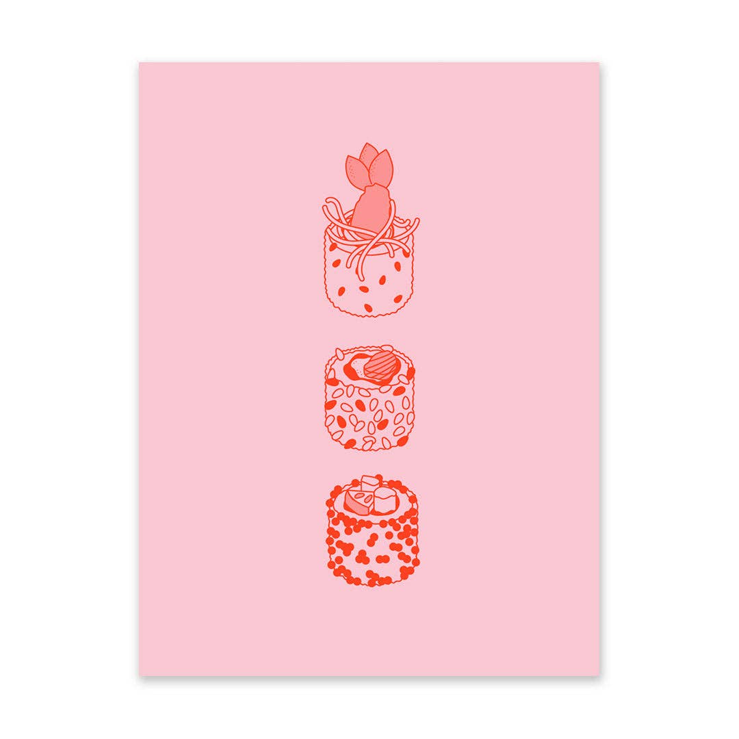 Sushi Roll print