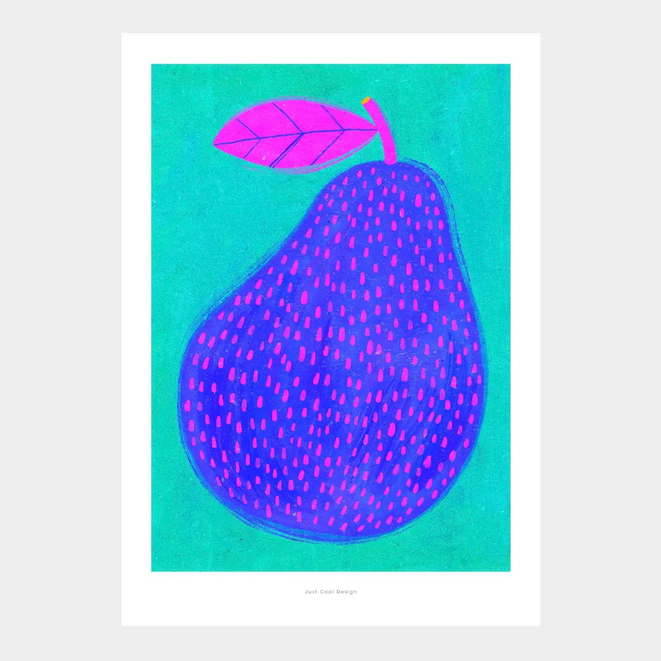 Blue Pear print