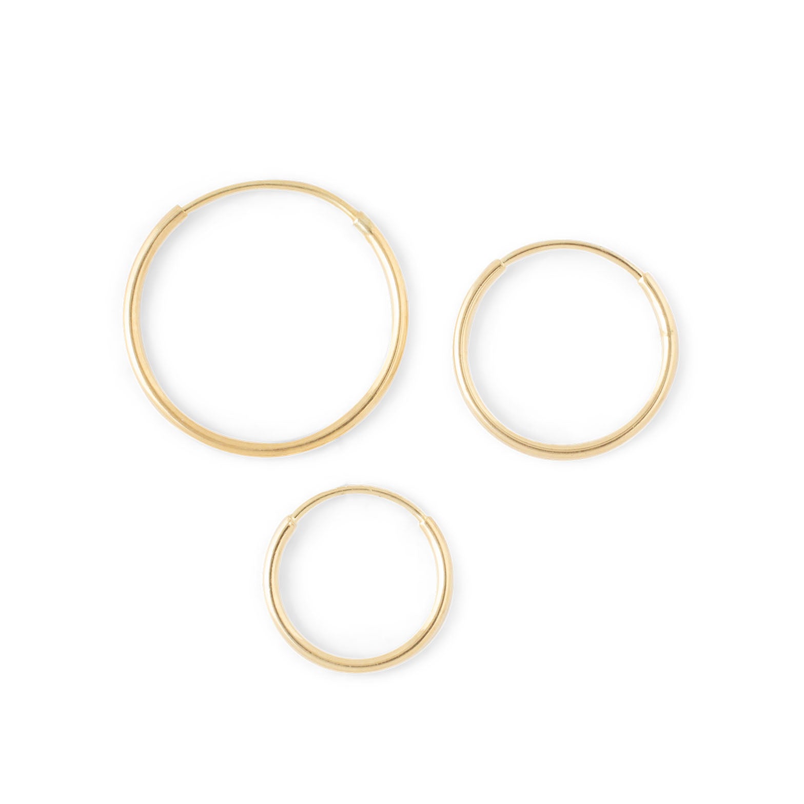 14kt Hoop //ONE PIECE