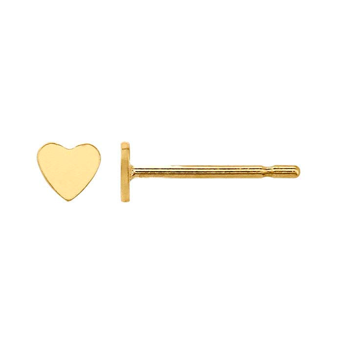 Flat Heart stud