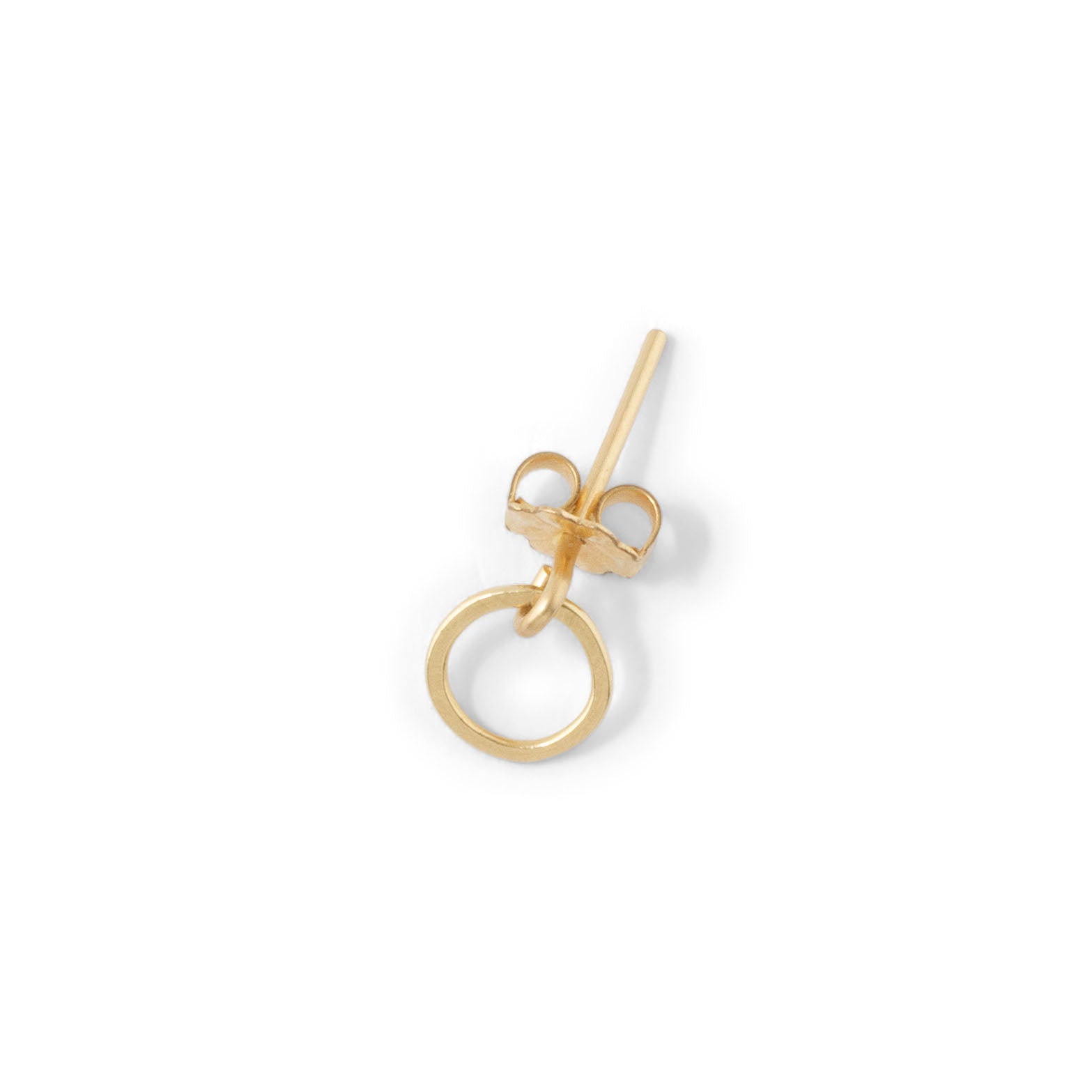 Open Circle Dangle stud