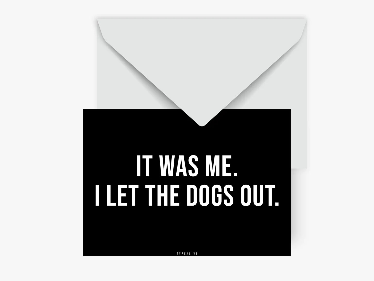 dogs out card