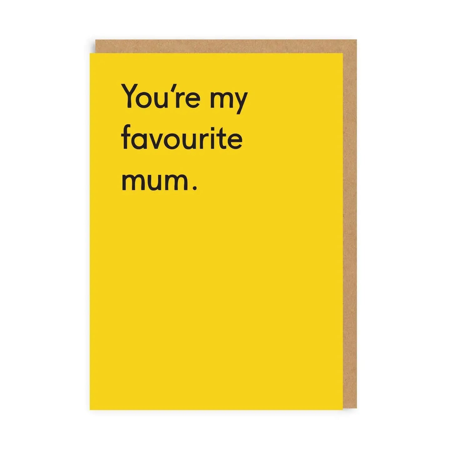 Favourite Mum card