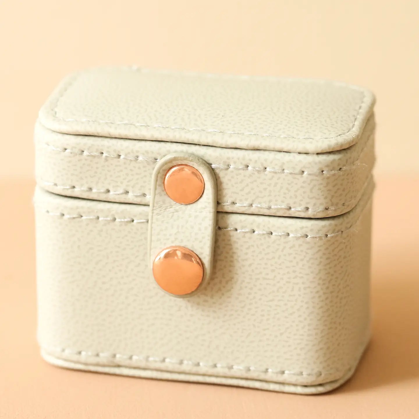 Mini Vegan Leather Jewelry Case