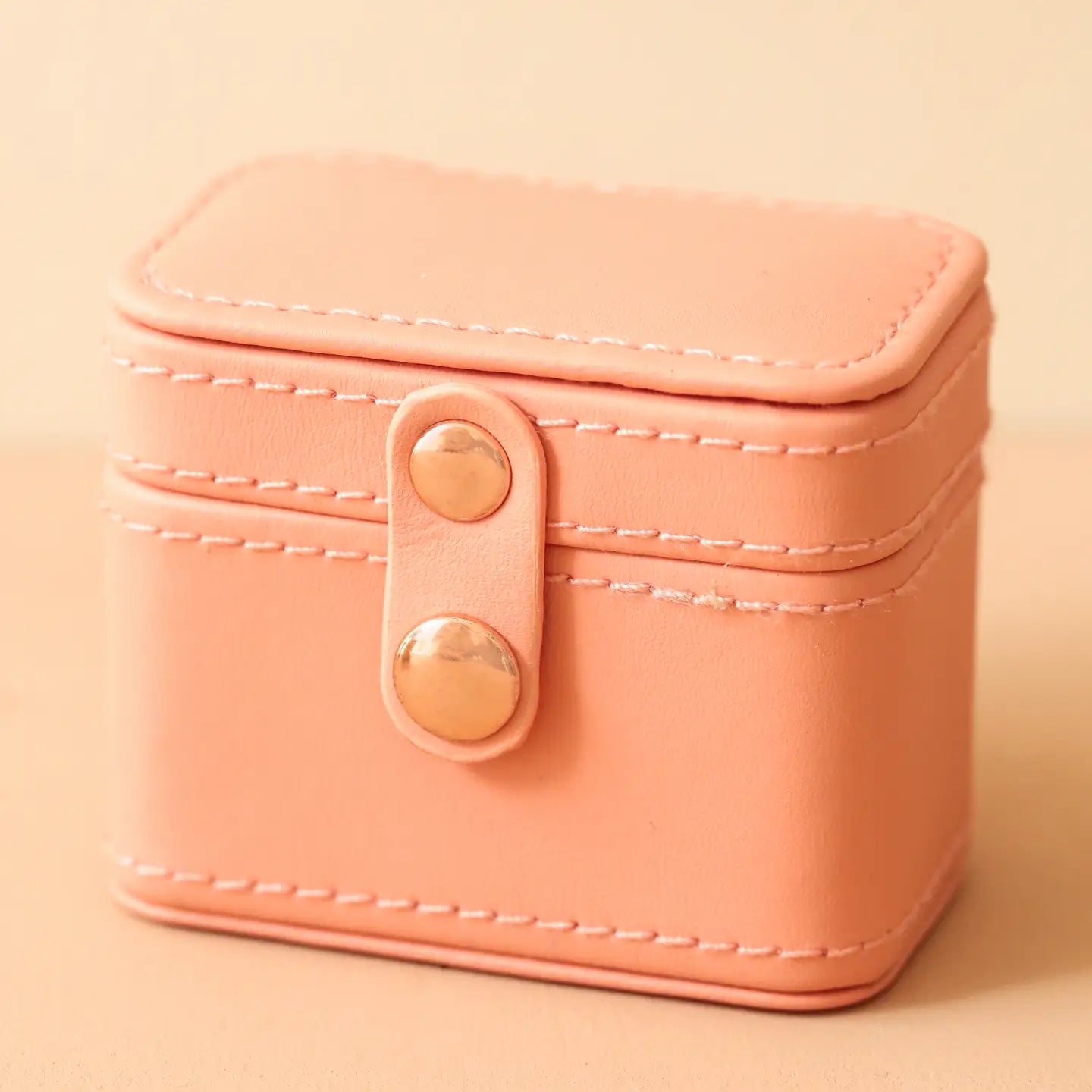 Mini Vegan Leather Jewelry Case