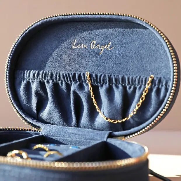 Oval Sun And Moon Jewelry Case