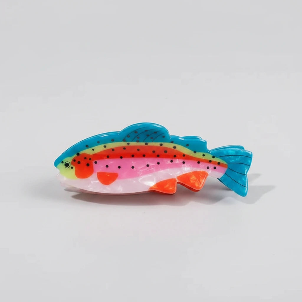 Salmon Hairclip