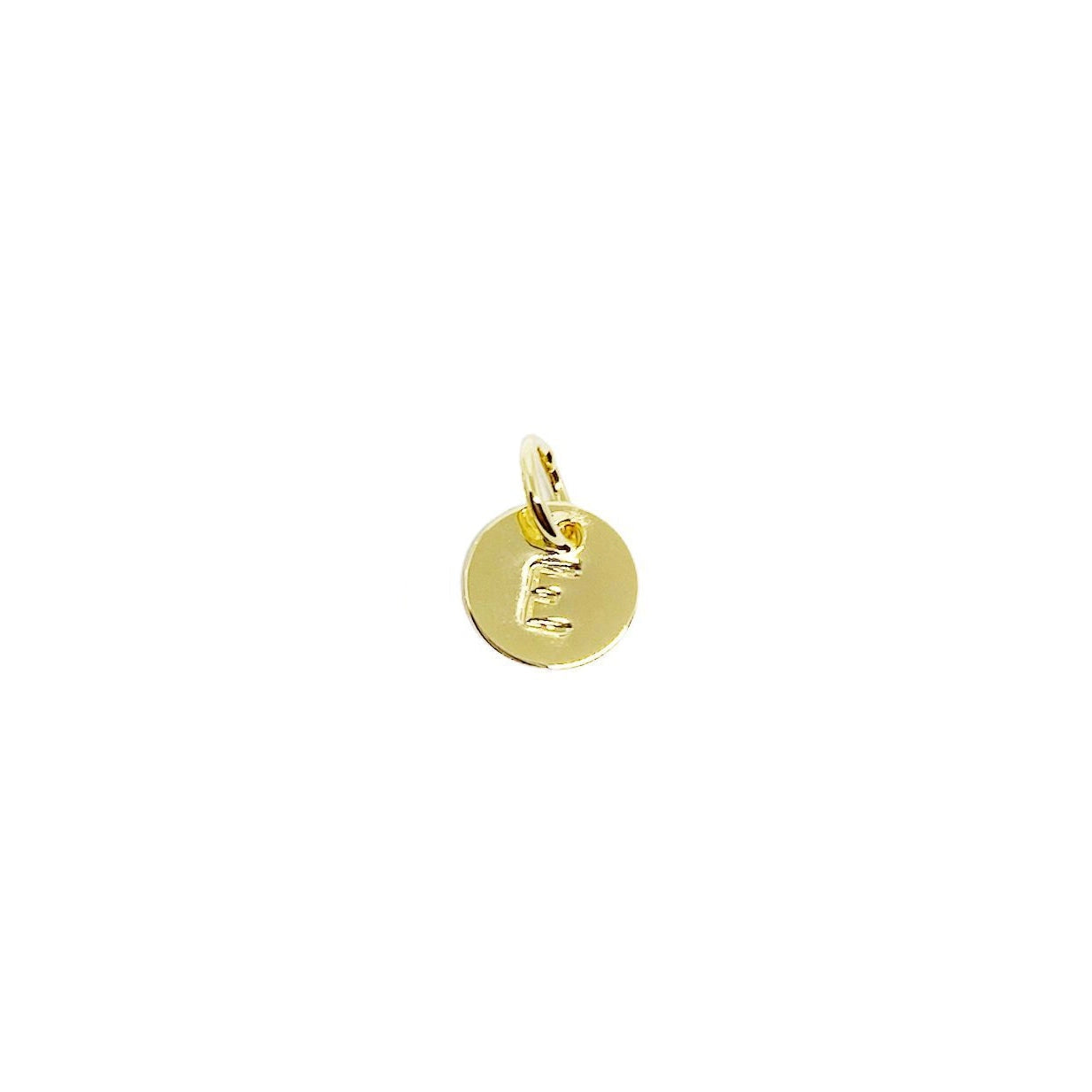 Stamped Initial Charm