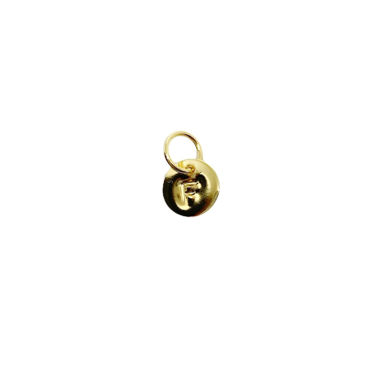 Stamped Initial Charm