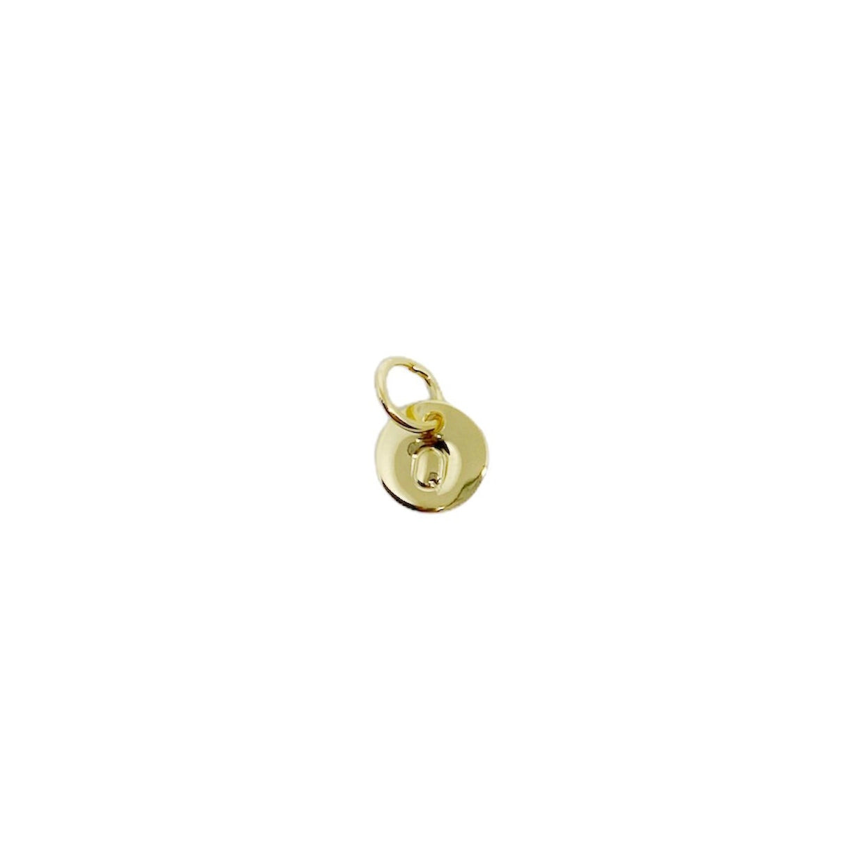Stamped Initial Charm