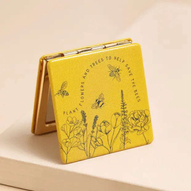 Bees Compact Mirror