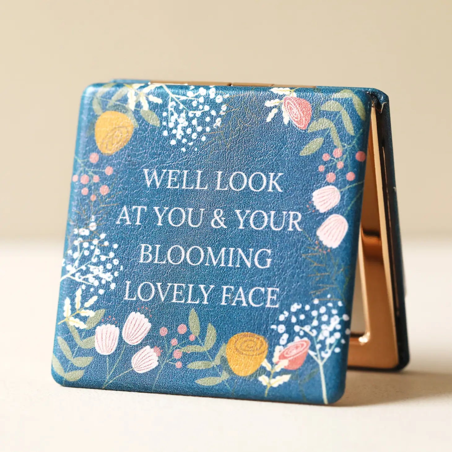 Blooming Face Compact Mirror