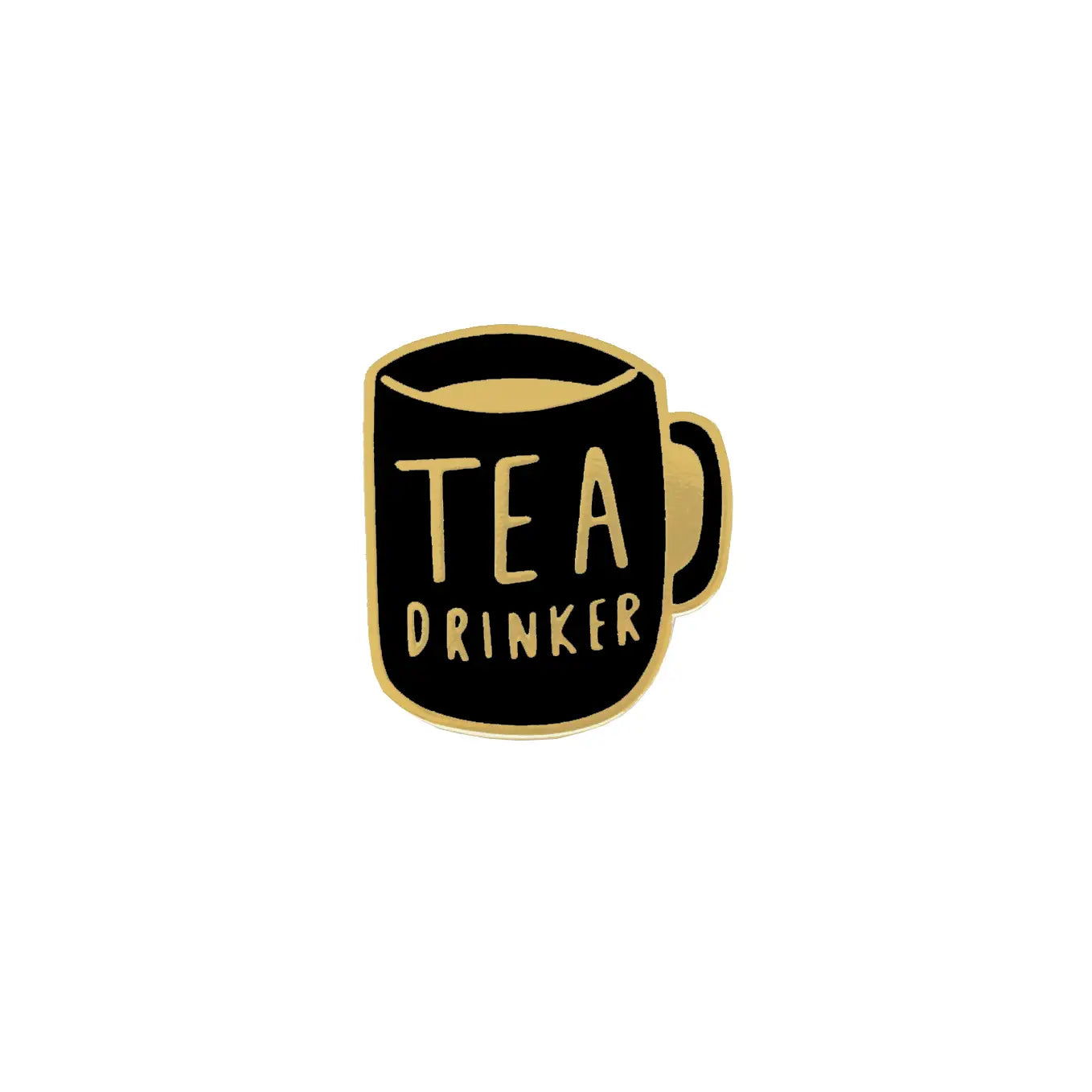 Tea Drinker pin