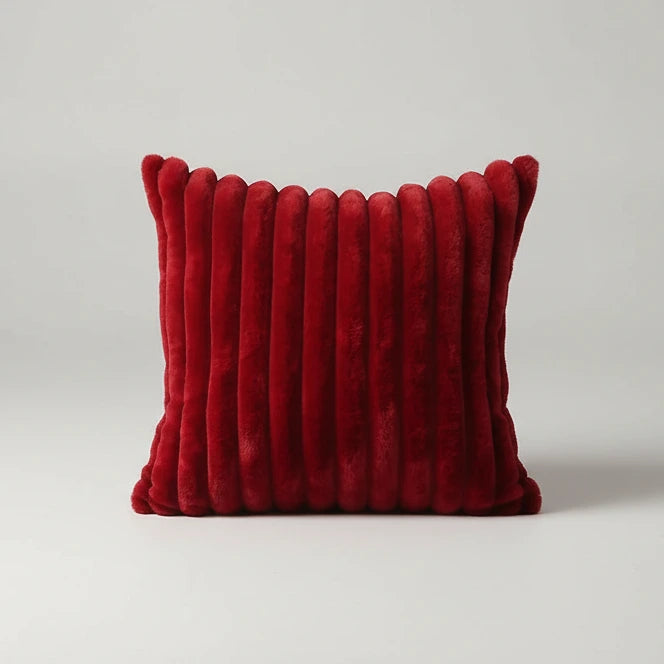 Decorative red pillow 