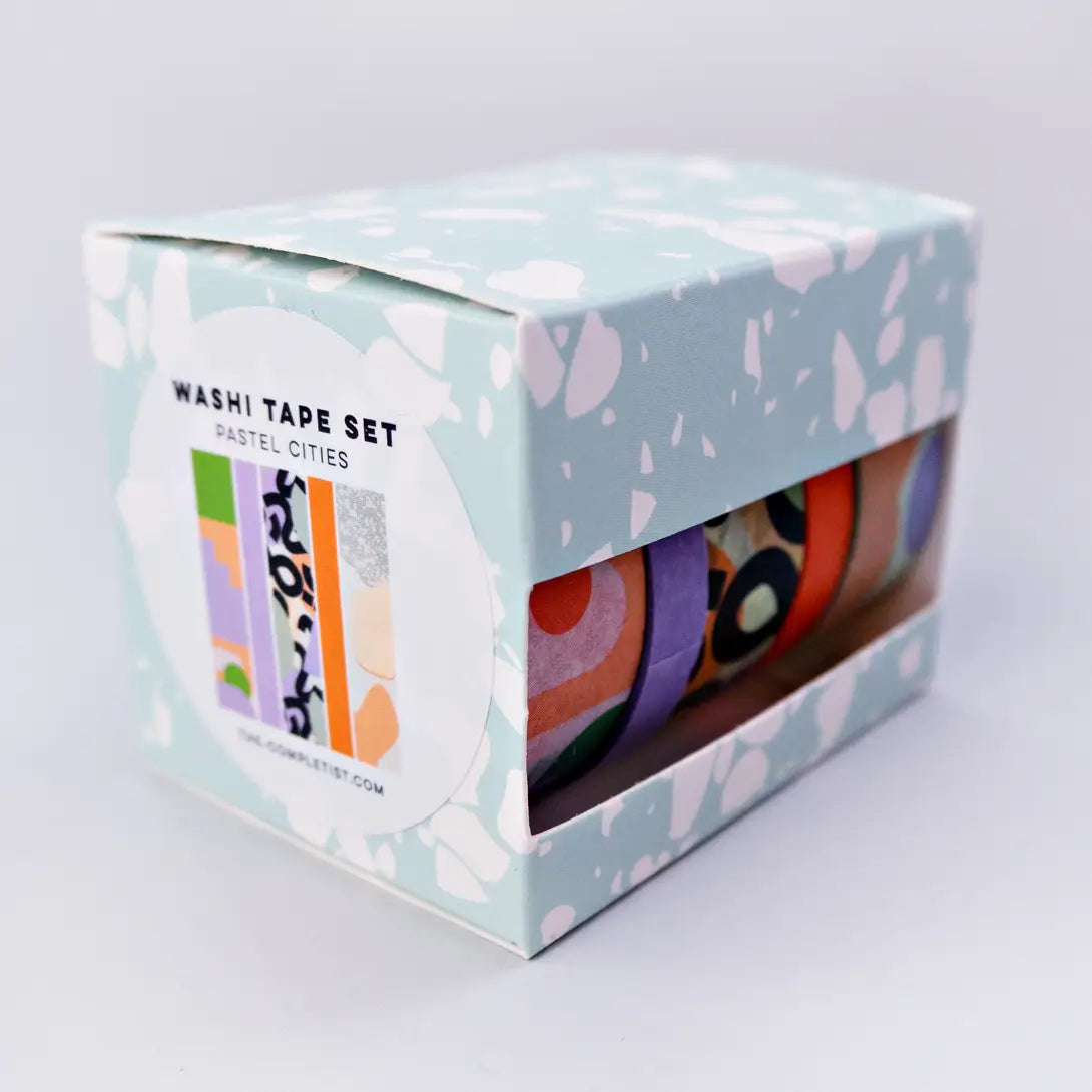 Pastel Cities Washi Tape Set