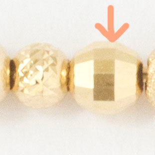 14kt disco bead 3mm