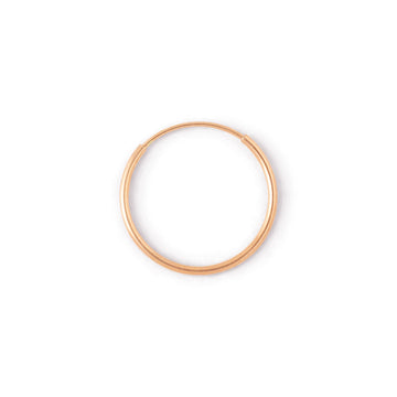 Lil' rose gold hoop //ONE PIECE