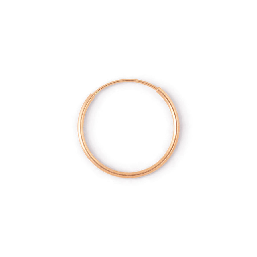 Lil' rose gold hoop //PER STUK