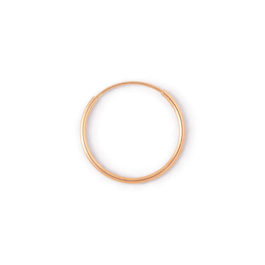 Lil' rose gold hoop //ONE PIECE