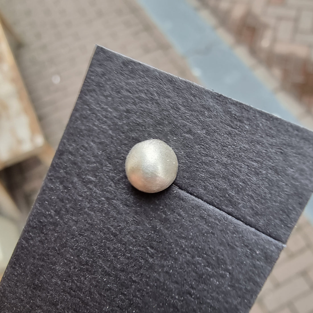 Brushed Dome stud //PER STUK