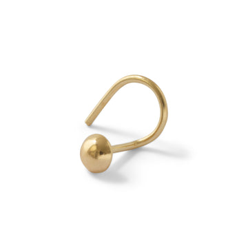 14kt Dome stud //ONE PIECE