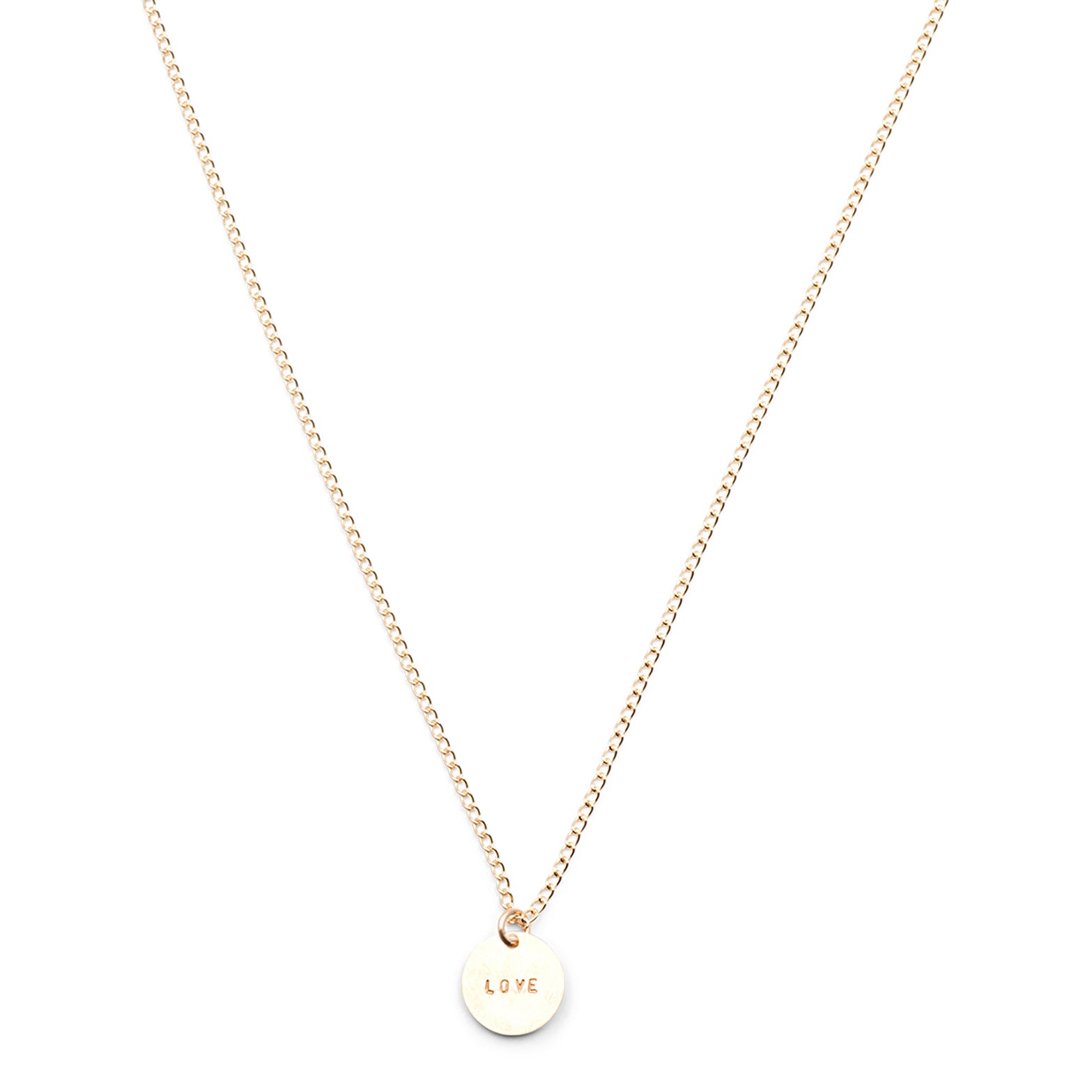 Gold Tag necklace